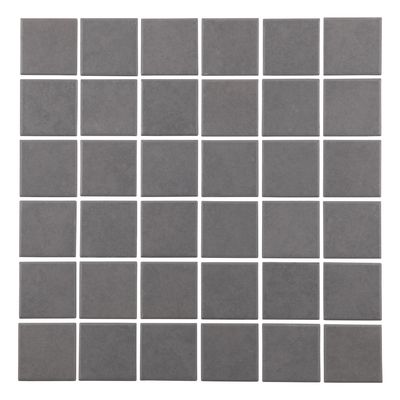 Mosaïque antidérapante gris moyen 30 x 30 cm Opale MAT INTER