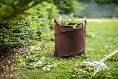 Sac de jardin popup 80 L canvas en coton naturel  WINDHAGER