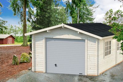 Garage bois Bois Naturel  Roger 19m2 PALMAKO Livraison incluse domicile