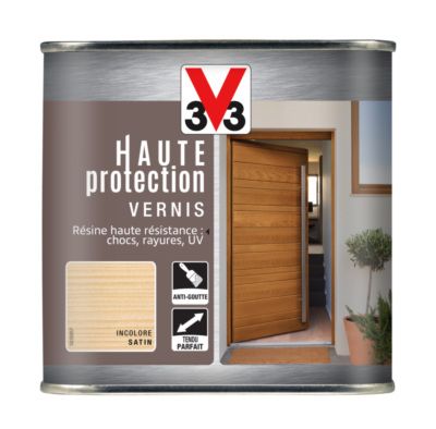 Vernis haute protection satin incolore 0,5 l V33