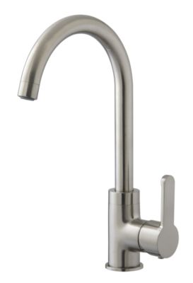 Mitigeur d'évier Kazoeco façon inox ESSEBAGNO