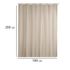 Rideau polyester beige 180 x 200 cm