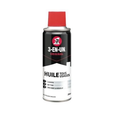 Huile tout usage en aérosol 200ml 3-EN-UN