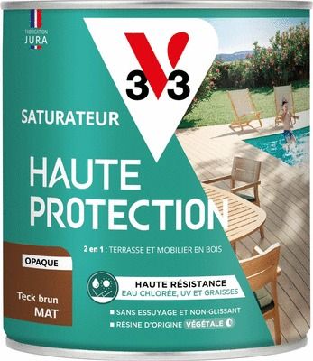 Saturateur Haute Protection teck brut 0,75 L V33