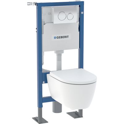 WC suspendu sans bride G600 blanc mat GEBERIT