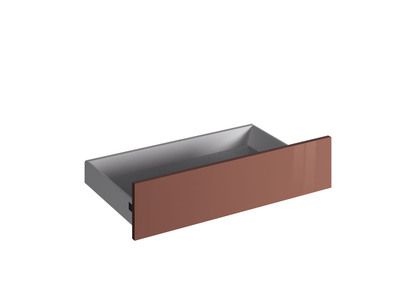 Façade tiroir pour meuble de cuisine Glossy terracotta brillant 13,8 x 80 cm OFITRES