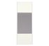 Porte de placard Miroir et Blanc Nacré Structuré Profil blanc H 248,5 x L 92,2 cm YNGENIO