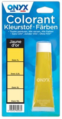 Colorant universel pour peinture jaune d'or 60 ml ONYX