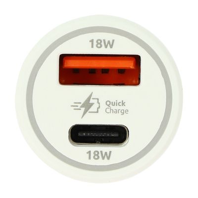 Chargeur allume-cigare rapide à 2 ports USB-A et USB-C - SEDEA