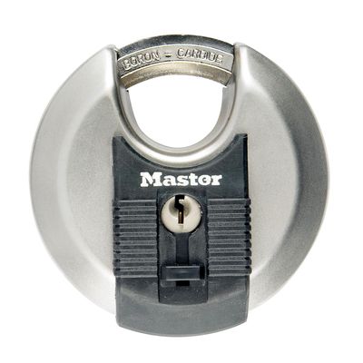 Cadenas à clés forme disque largeur 70 mm en acier Excell® haute sécurité MASTER LOCK