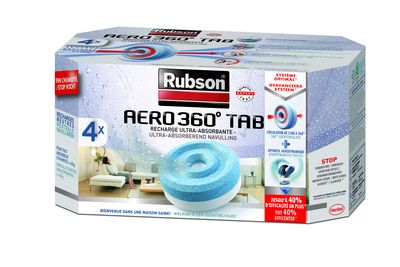 Recharges pour absorbeur d'humidité Aéro 360° par 4 RUBSON