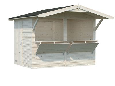 Kiosque bois Bois Naturel  Stella 5m2 PALMAKO