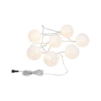 Guirlande lumineuse boule extérieur LED blanc chaud IP44 7x2 lumens 12V - Link+Light PAULMANN