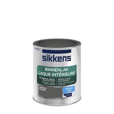 Peinture Laque intérieure fonte gris satin 750 ml SIKKENS