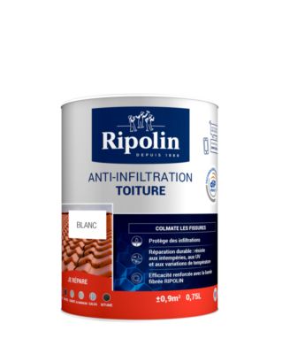 Anti-infiltration pour toiture blanc 750 ml RIPOLIN by DIP ETANCH