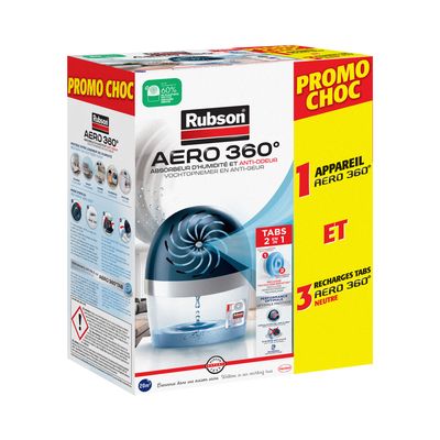 Absorbeur humidité AERO 20M2 POWER TAB+ 2 recharges