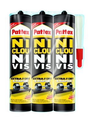 Colle Ni Clou Ni Vis extra fort et rapide par 3 PATTEX