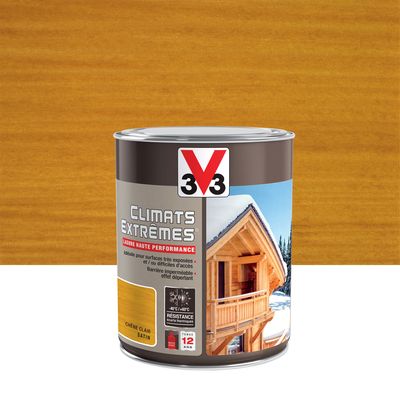 Lasure climats extrêmes extérieure chêne clair 1 l V33