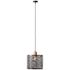 Suspension métal noir E27 60W Ø29 SANTY - BRILLIANT