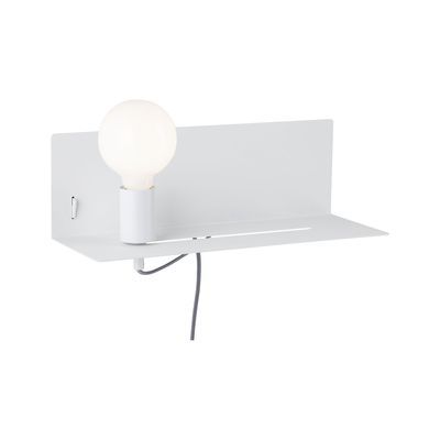 Applique tête de lit blanc/ métal 40W E27 DEVARA PAULMANN