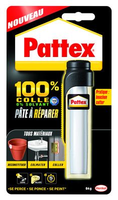 Pâte à réparer 100% colle 64 g PATTEX