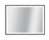 Miroir LED rectangulaire 75 X 100 cm Swann Black 2 MP GLASS