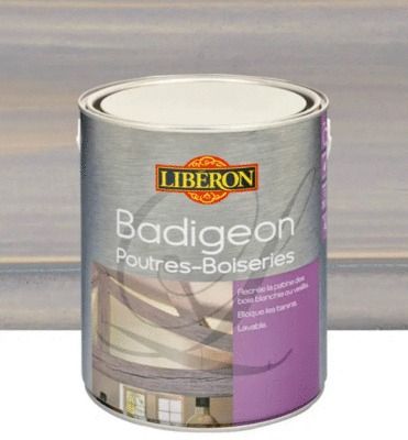 Lasure intérieure pour poutres et boiseries effet badigeon plume 2,5 l LIBERON