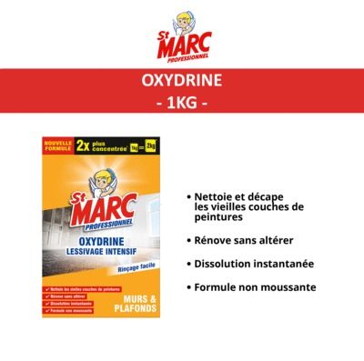 Lessivage intensif Oxydrine 1KG - ST MARC