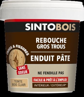 Enduit pâte clair 1 kg - SINTOBOIS