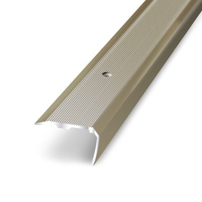 Nez de marche à visser titium strié ép. 36 mm long. 170 cm GERFLOR