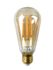 Ampoule Filament LED ST64 Edison ambré 9 W = 806 Lumens XANLITE