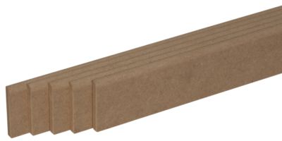 Plinthes MDF épaisseur 9 x l 68 x L 2200 mm par 5