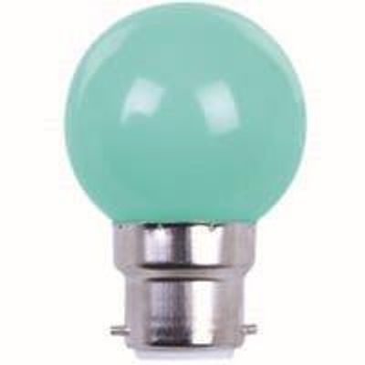 Ampoule LED B22 1 W verte FOX LIGHT