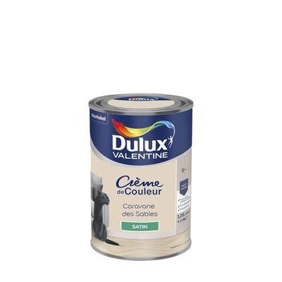 Peinture crème de couleur satin caravane de sable 1,25L - DULUX VALENTINE