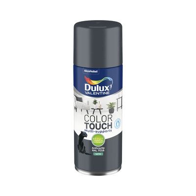 Aérosol de peinture Color Touch anthracite RAL 7016 satin 400 ml - DULUX VALENTINE