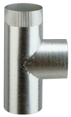 Té nu en acier aluminié diamètre 153 mm POUJOULAT