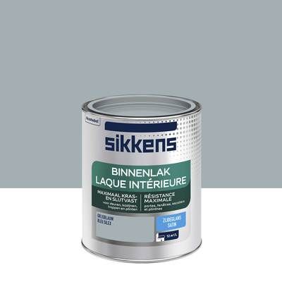 Peinture Laque intérieure bleu silex satin 750 ml SIKKENS