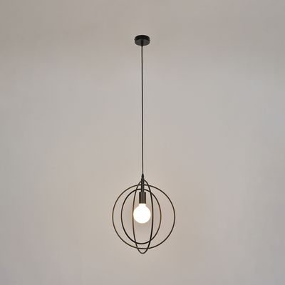 Suspension noir E27 60W Ø40 cmGALILEE - COREP