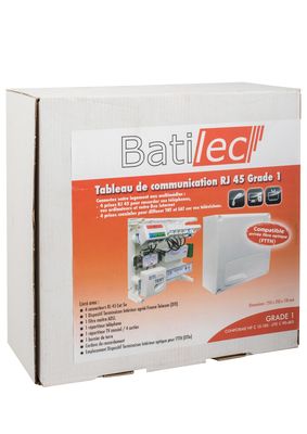 Coffret de communication avec 8 prises RJ45 BATILEC