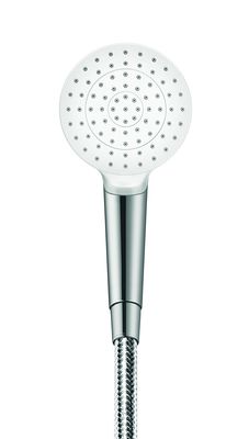 Douchette Crometta 1 jet EcoSmart Blanc/Chrome HANSGROHE