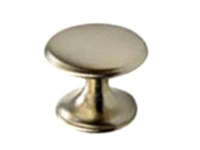 Bouton de meuble rond nickel satiné diamètre 33 mm REI