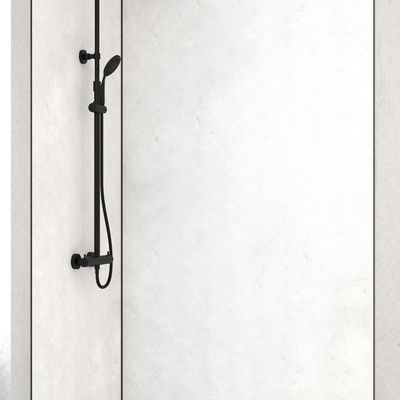 Panneau mural de douche pierre Homestone Snowpearl 120 x 210 cm AURLANE