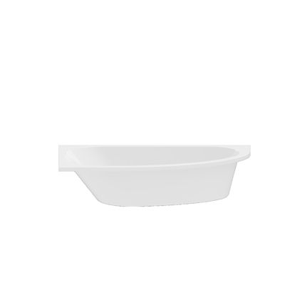 Baignoire asymétrique droite L 1600 x P 900 mm  Easy bath BALNEO