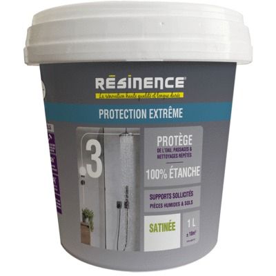 Résine de finition minérale extrême satin 1 litre RESINENCE