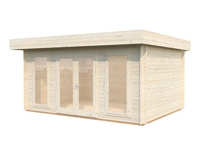 Abri de jardin  Bois Blanc Timo 14,8m2 WHITE_WOOD