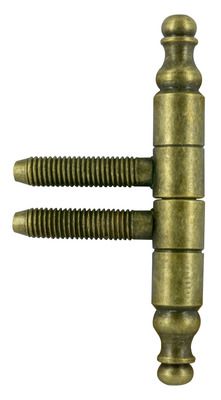 Fiches à visser rustique acier bronzé 11 mm par 2