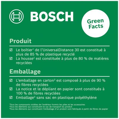 Télémètre laser 30 m de distance - BOSCH