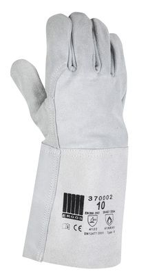 Gants avec manchette croûte de cuir Eco taille 10 ERGOS