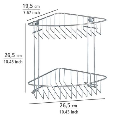 Étagère de douche d'angle à 2 niveaux Classic WENKO