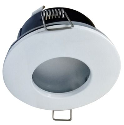 Spot salle de bains à encastrer GU5.3 blanc chaud  IP65 5W 380 lumens blanc - AMBER ARLUX
